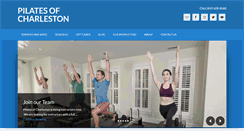 Desktop Screenshot of pilatesofcharleston.com